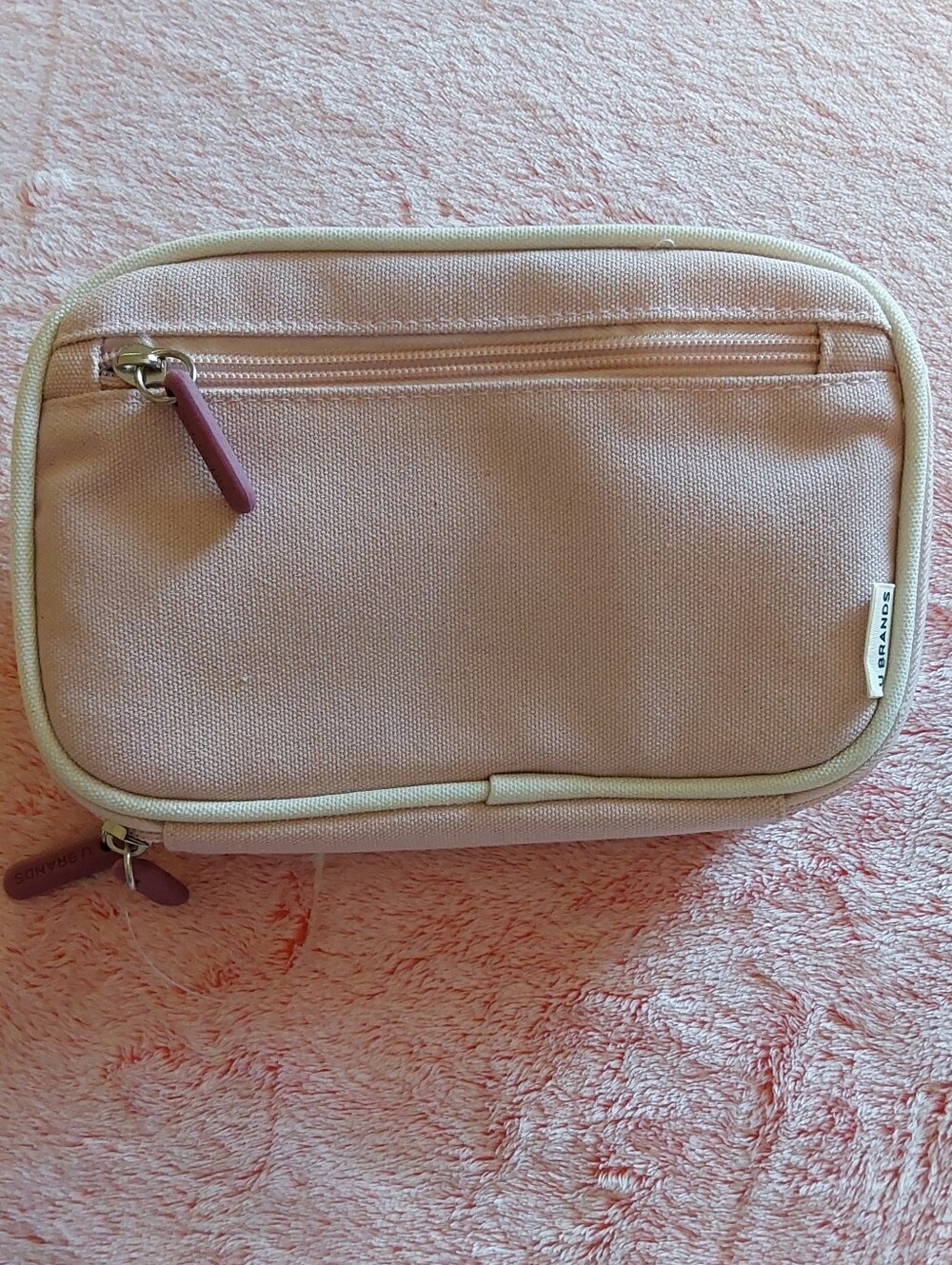 🌺 NEW U Brands Pale Pink Compact Travel Organizer